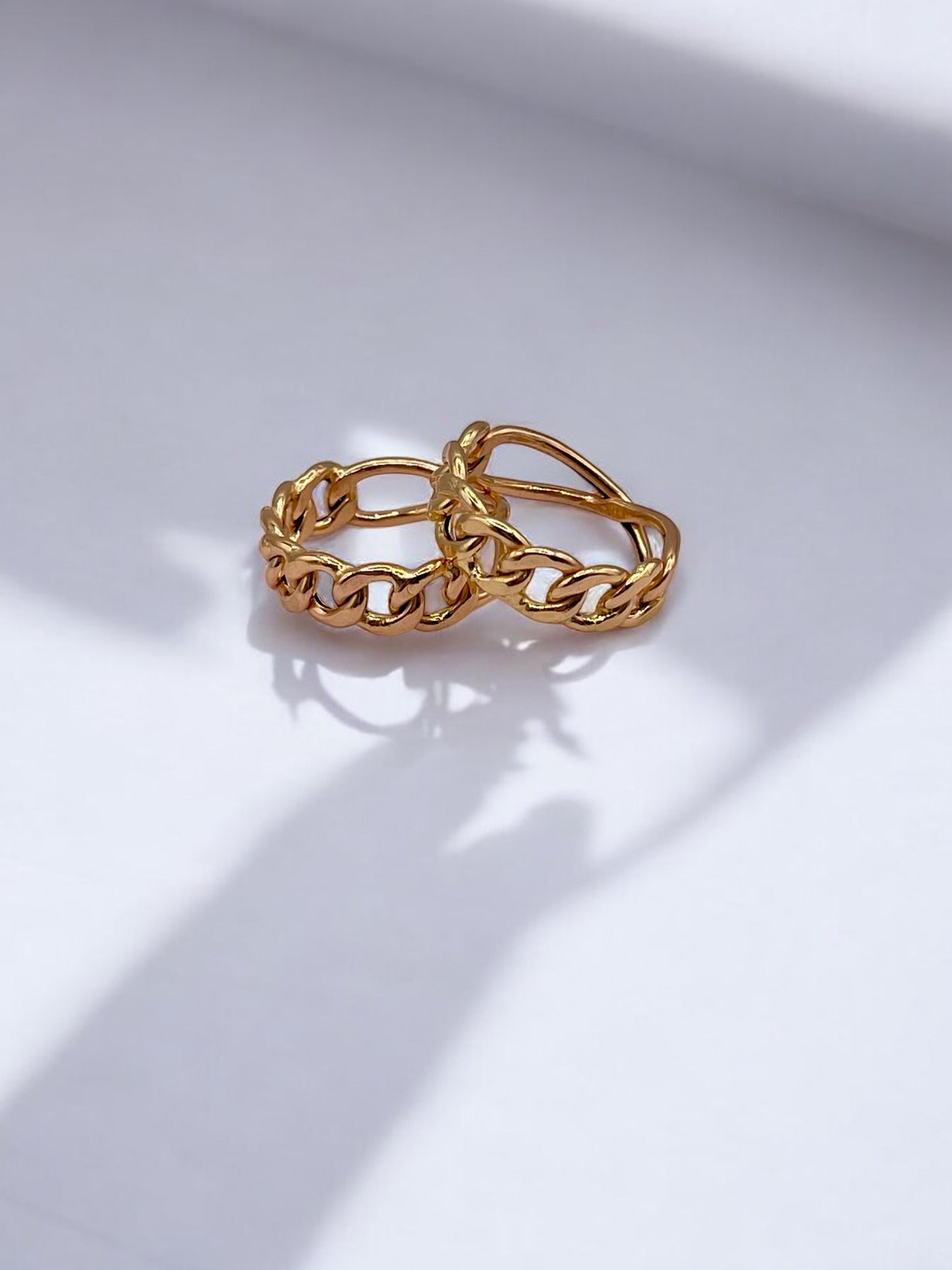 18K solid gold ring