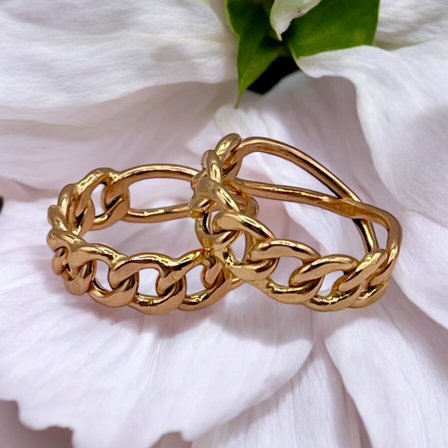 18K solid gold ring